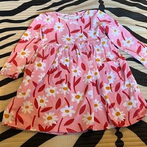 Hanna Andersson floral playground dress with pockets